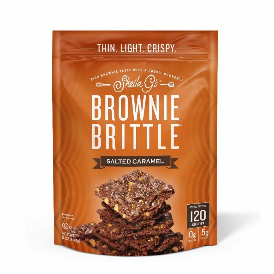 Wholesale Sheila G'S Salted Caramel Brownie Brittle, 5 Oz. Hard Candy & Lollipops