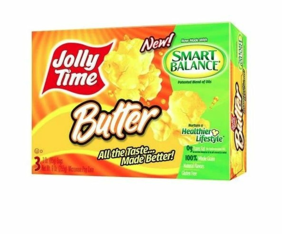 Clearance Jolly Time Smart Balance Butter Flavored Microwave Popcorn, 3 Pack 787