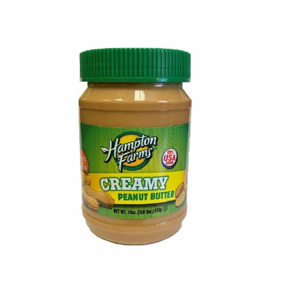 Best Hampton Farms Creamy Peanut Butter, 18 Oz.