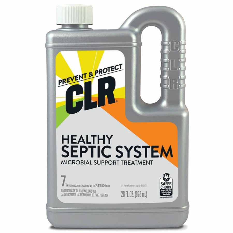 Clearance Clr Healthy Septic System Microbial Support Treatment 28Oz Sep-6 Drain & Septic Care