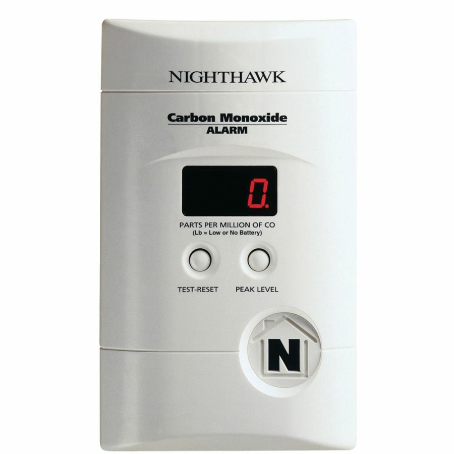 Best Nighthawk Ac Plug-In Operated Carbon Monoxide Alarm With Digital Display By Kidde 900-0076-01 Detectors & Alarms