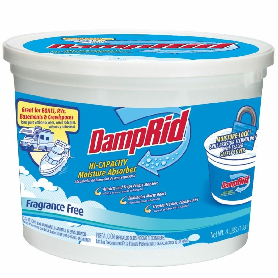 Best Damprid Hi Capacity Fragrance Free Moisture Absorber 4Lb Fg50T All-Purpose Cleaners