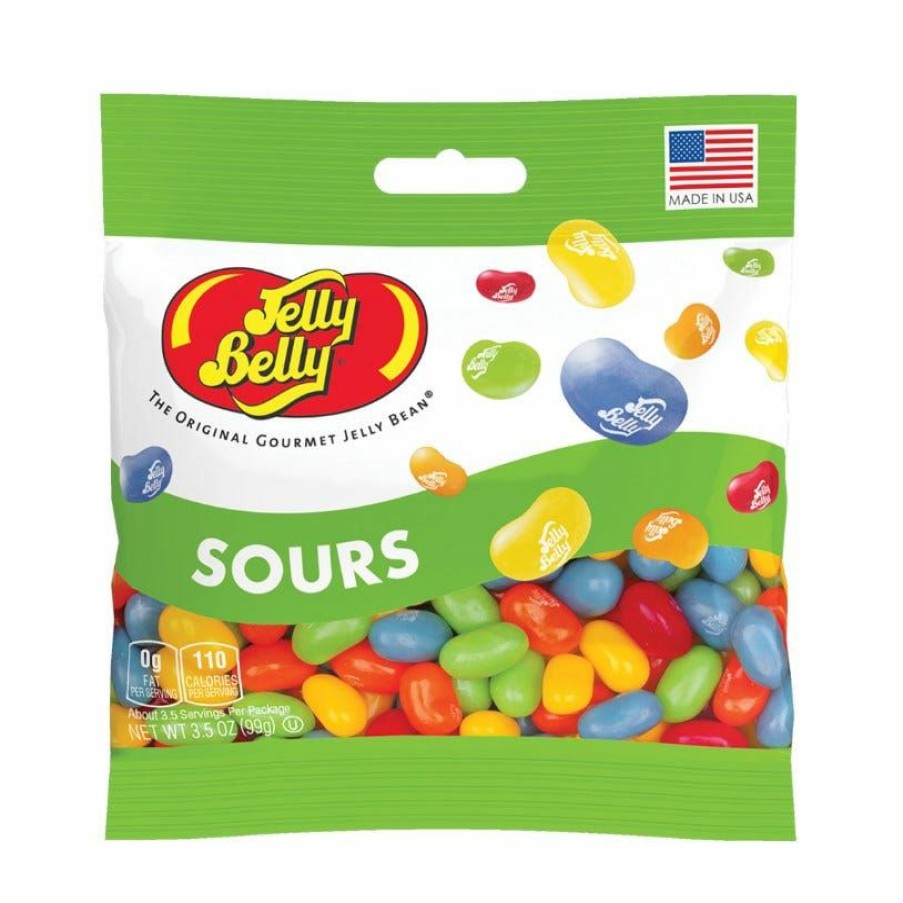 New Jelly Belly Sours Gourmet Jelly Beans, 3.5 Oz. Gummy & Chewy