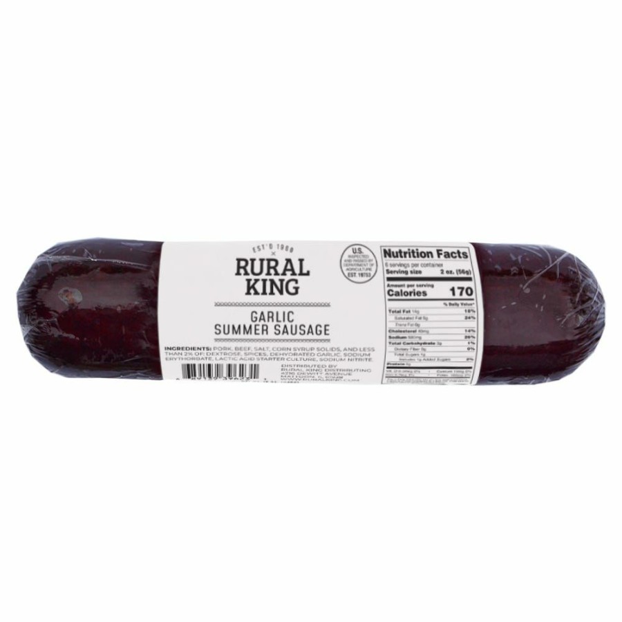 Best Rural King 12Oz Garlic Summer Sausage Jerky