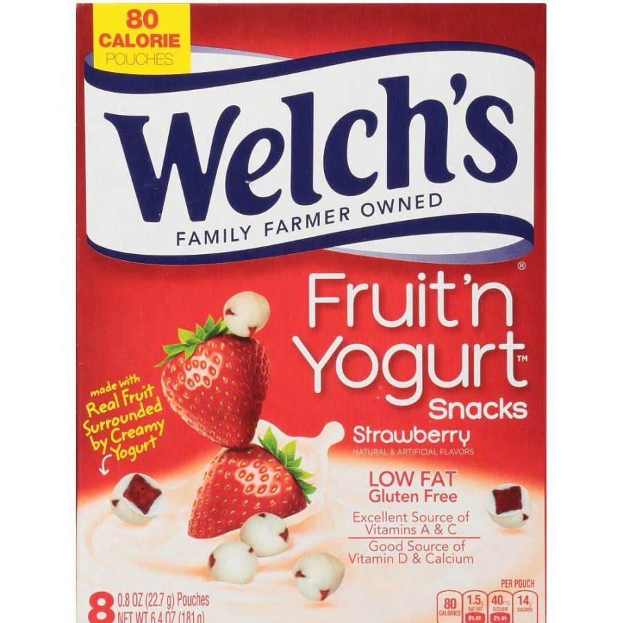 Best Welch'S Strawberry Fruit 'N Yogurt Fruit Snacks, 8 Pouches