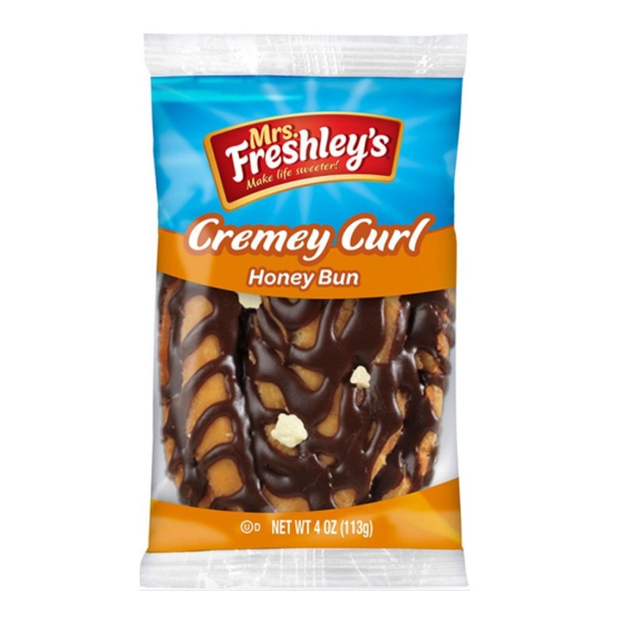 Online Mrs. Freshley'S Mrs Freshley'S Creamy Curl Honey Bun, 4Oz Snacks