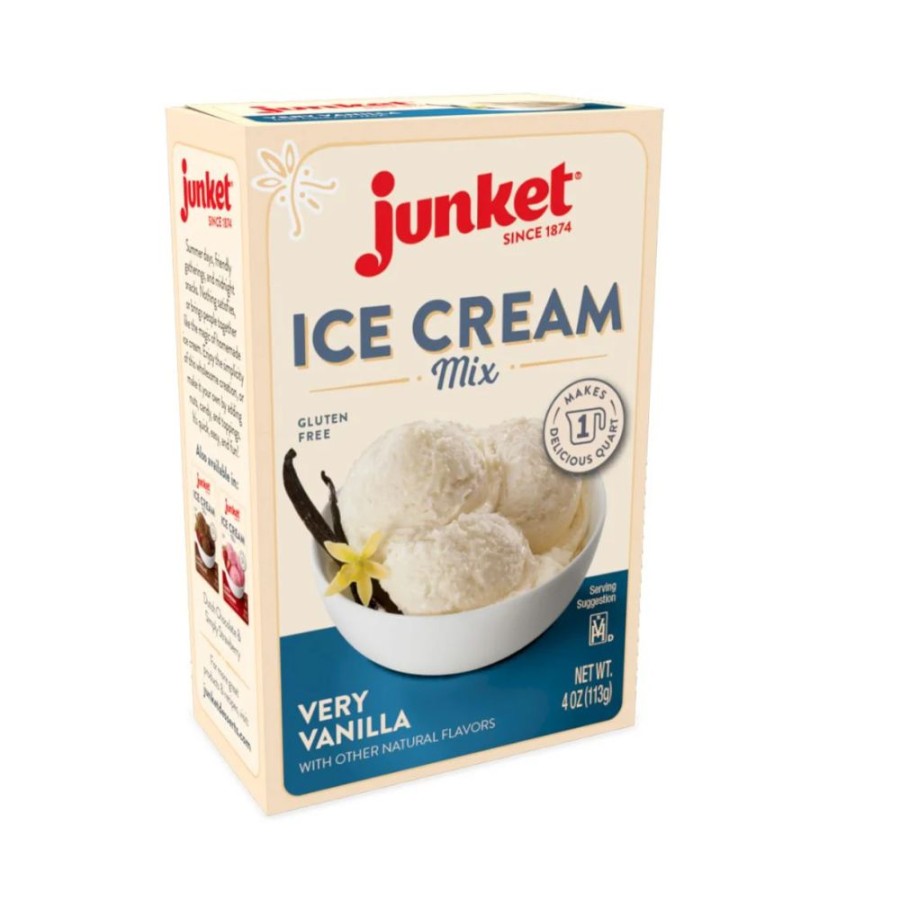 Best Junket Very Vanilla Ice Cream Mix, 4 Oz. 42501 Baking Essentials