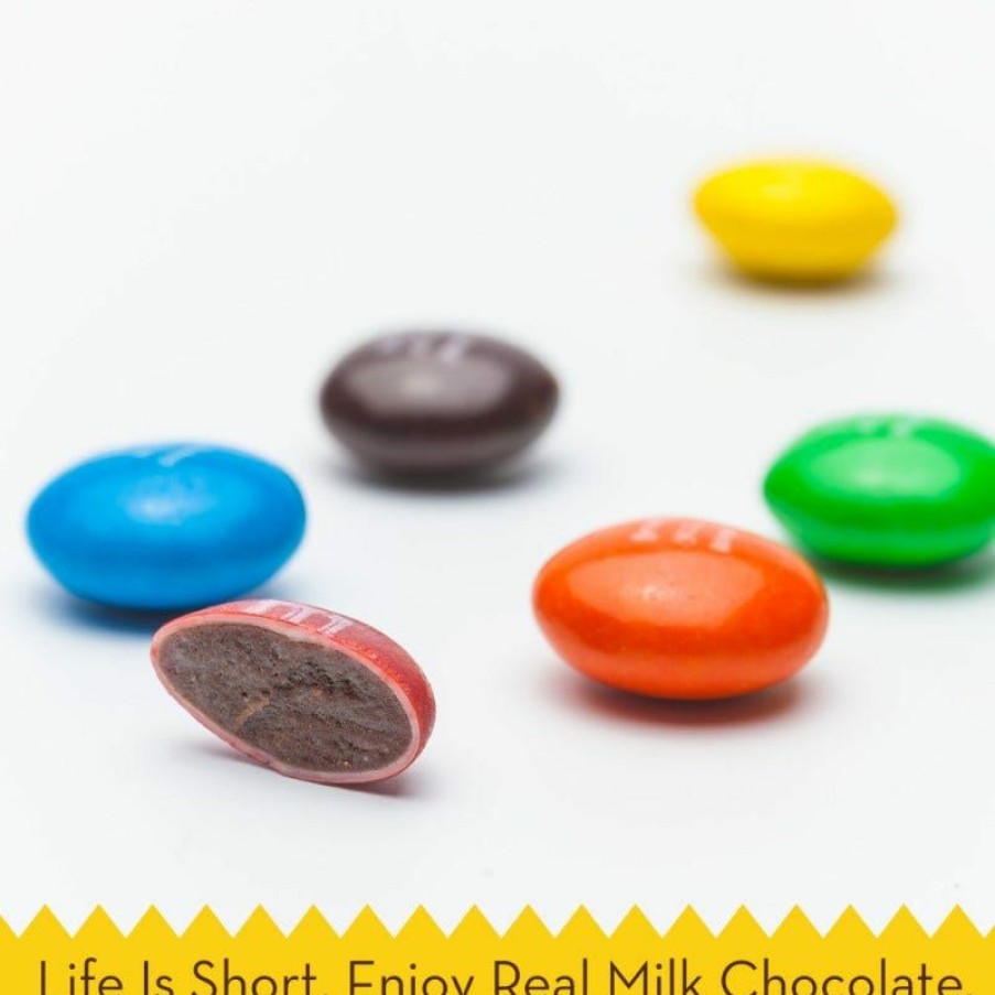 Hot M&M'S Milk Chocolate Candies Sharing Size, 1.08 Oz.