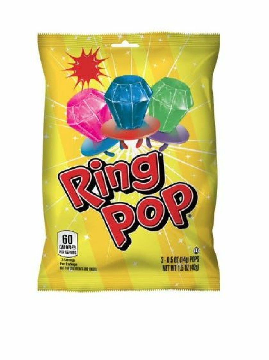 New Various Brands Fruit Fest Ring Pops Hard Candy & Lollipops