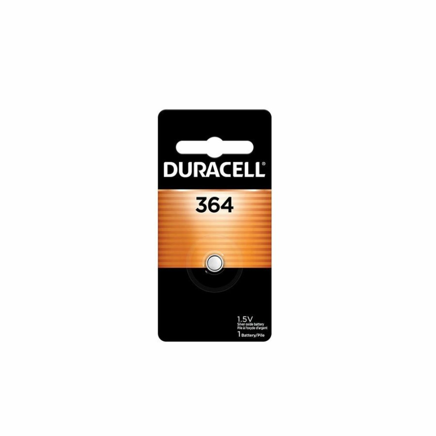 Best Duracell 364 Silver Oxide Button Battery, 1 Pack Household Batteries