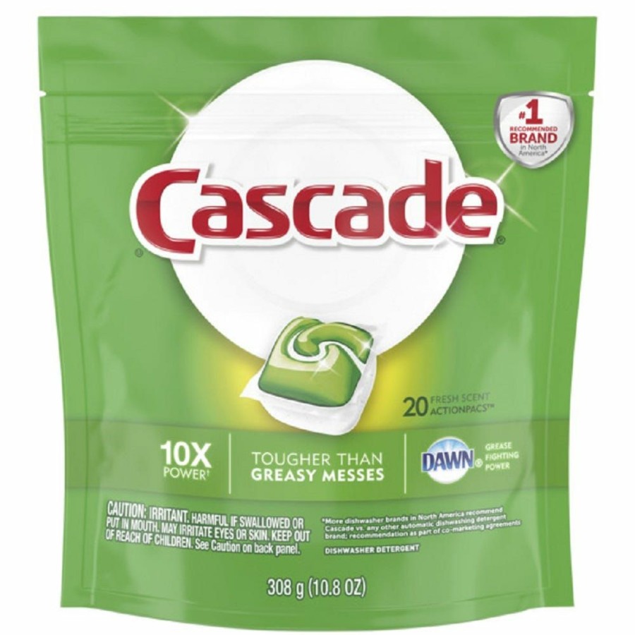 Wholesale Cascade Actionpacs Dishwasher Detergent Fresh Scent 97716 Dish Soap & Dishwasher Detergent