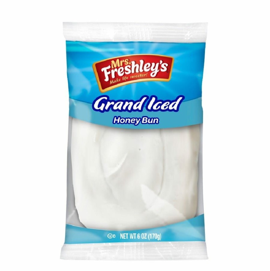 Wholesale Mrs. Freshley'S Grand Iced Honey Bun, 6 Oz. Snacks