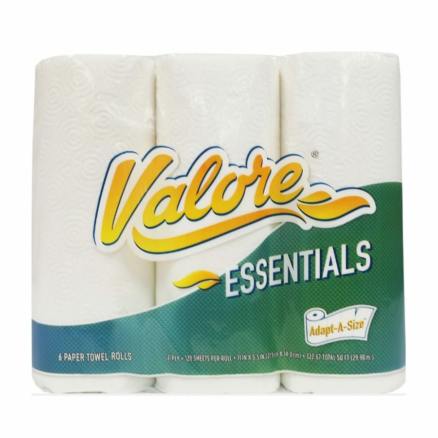 Hot Valore Adapt-A-Size Paper Towels 6Pk 128 Sheets 418419 Paper Towels & Napkins