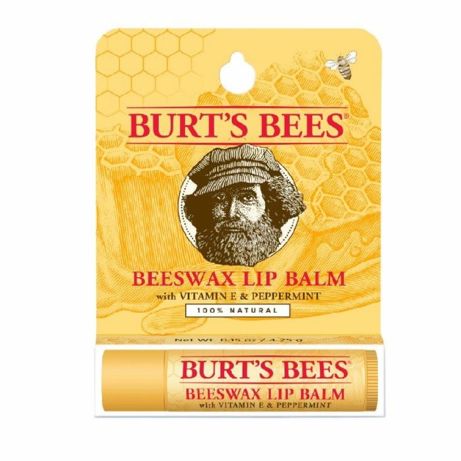 Hot Burt'S Bees Beeswax Blister Box Lip Balm 14099-00-4 Lip Care