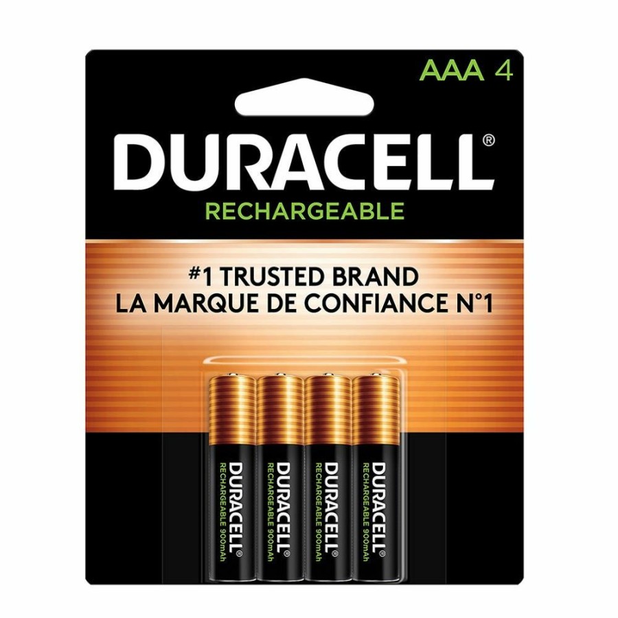 Best Duracell Rechargeable Aaa Batteries, 4-Pack Household Batteries