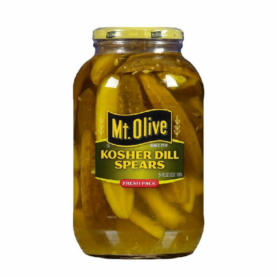 Wholesale Mt. Olive Kosher Dill Pickle Spears Fresh Pack, 64Oz Pickles & Relishes