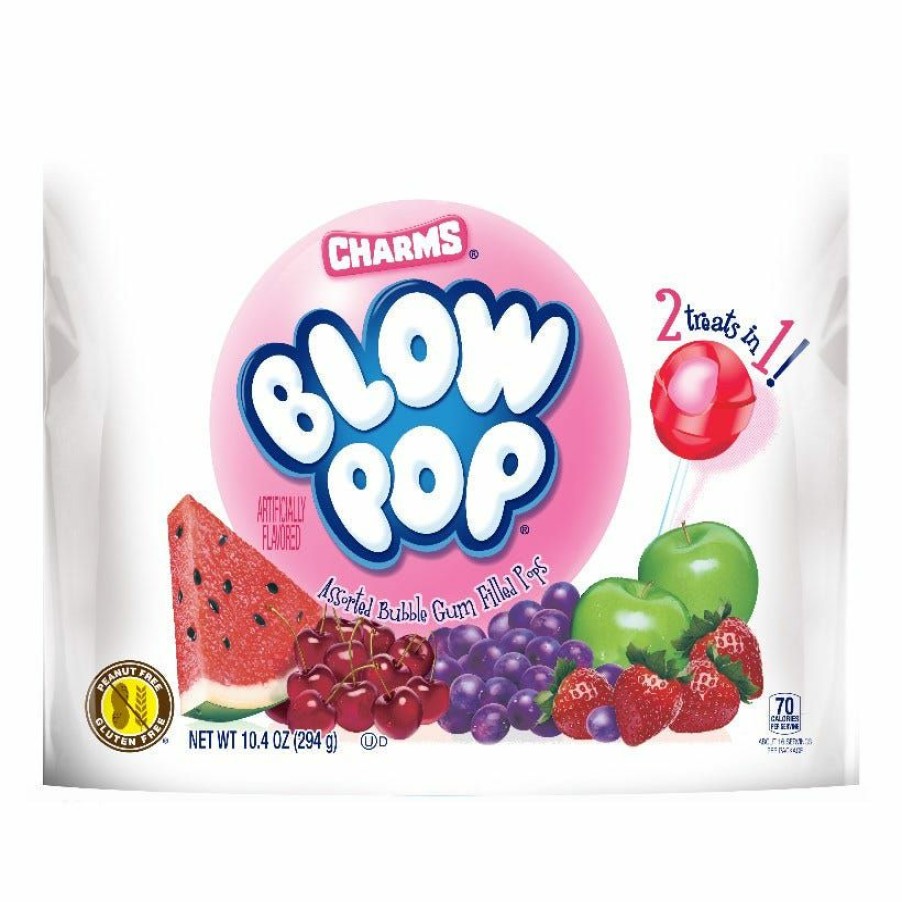 Hot Various Brands Charms Blow Pops, 10.4 Oz. Gum