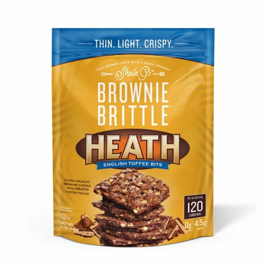 New Sheila G'S Heath Toffee Crunch Brownie Brittle, 5 Oz. Pantry