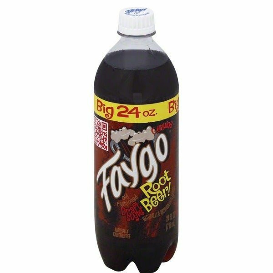 New Faygo Root Beer, 24 Oz. Beverages