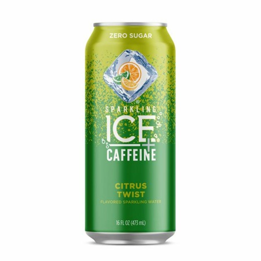 Wholesale Sparkling Ice +Caffeine Citrus Twist Sparkling Water, 16 Oz.