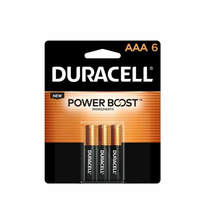 Hot Duracell Coppertop Aaa Alkaline Batteries, 6 Pack Household Batteries