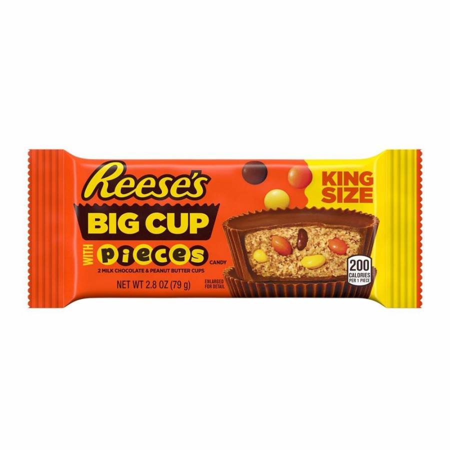 New Reese'S Peanut Butter Cups Stuffed With Pieces, 2.8 Oz. Chocolate