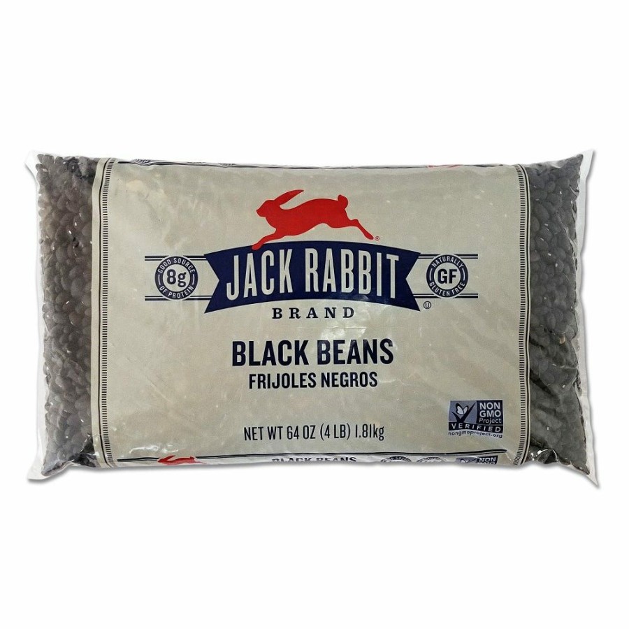 Hot Jack Rabbit Black Beans, 4 Lb. Dried Beans