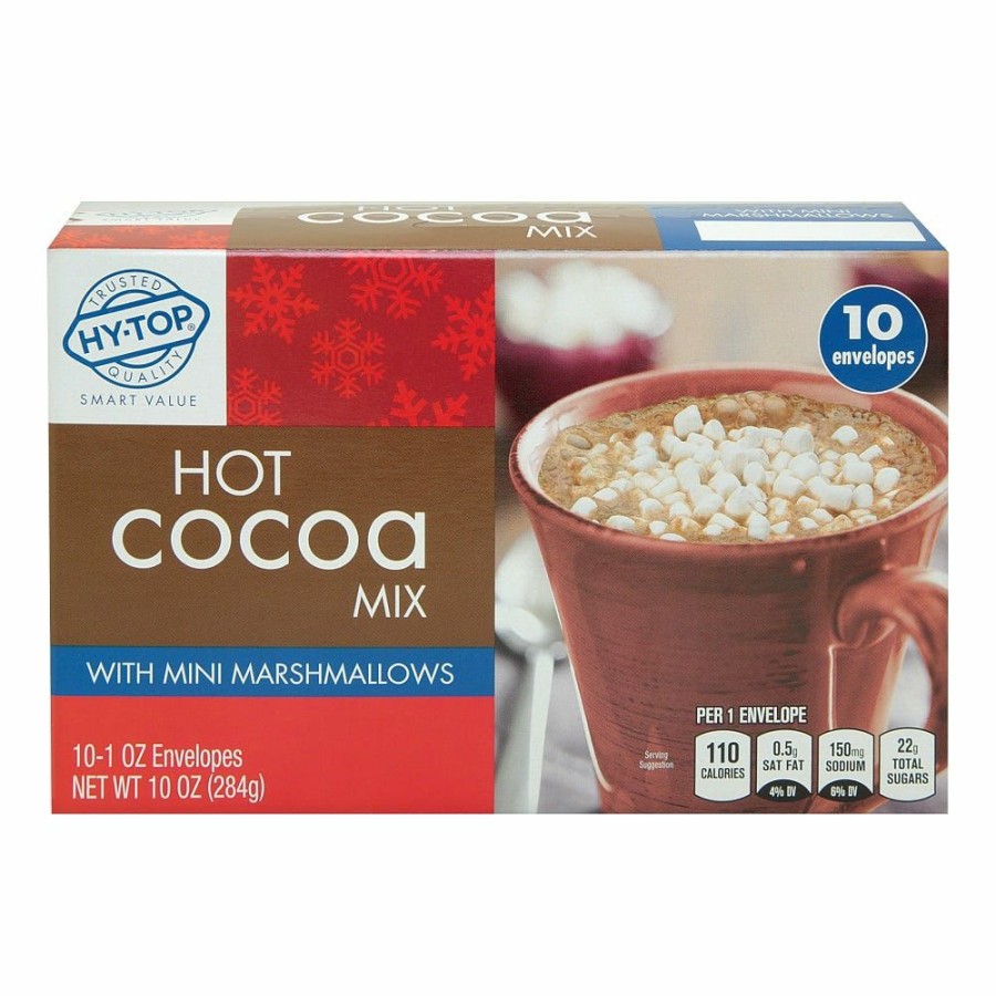 Hot Hytop Milk Chocolate Hot Cocoa Mix With Marshmallows, 10 Pack Hot Chocolate