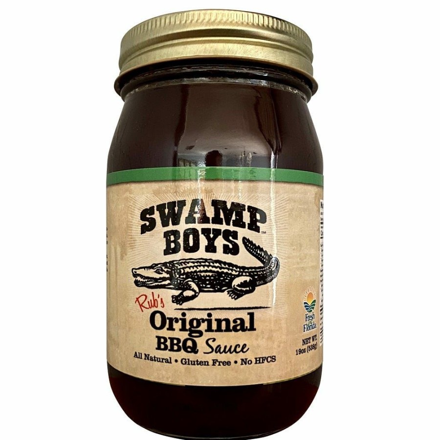 New Swamp Boys Rub'S Original Bbq Sauce, 19 Oz. Condiments & Sauces