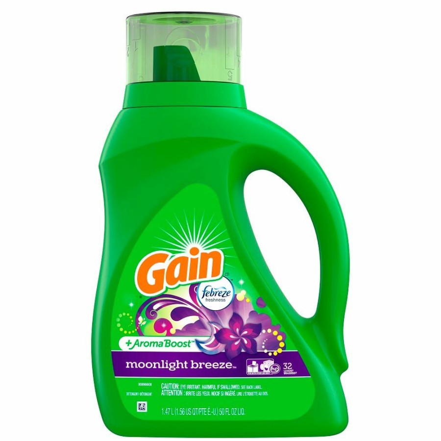 Hot Procter And Gamble Distributing Gain Liquid Hec Moonlight Breeze 50Oz 32Ld Laundry Detergent