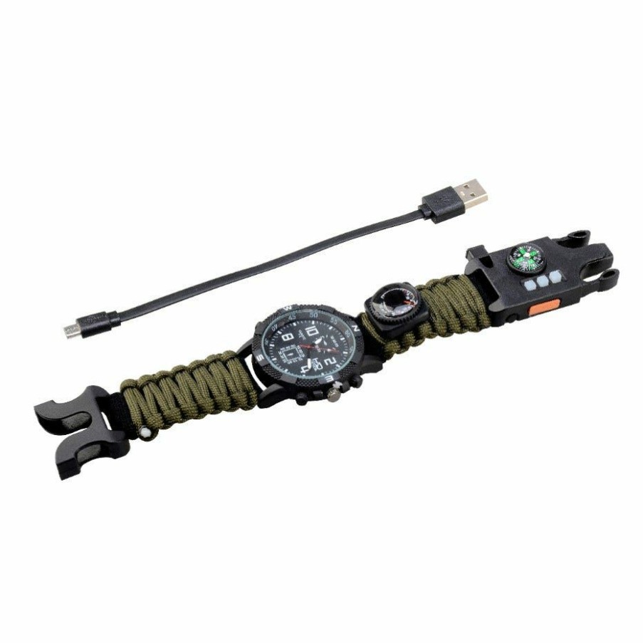 Wholesale Hd Tactical Tactical Survival Watch 75188 Flashlights