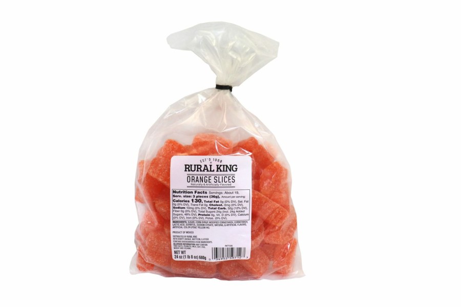 Best Rural King Orange Slices Tie Top Candy & Gum