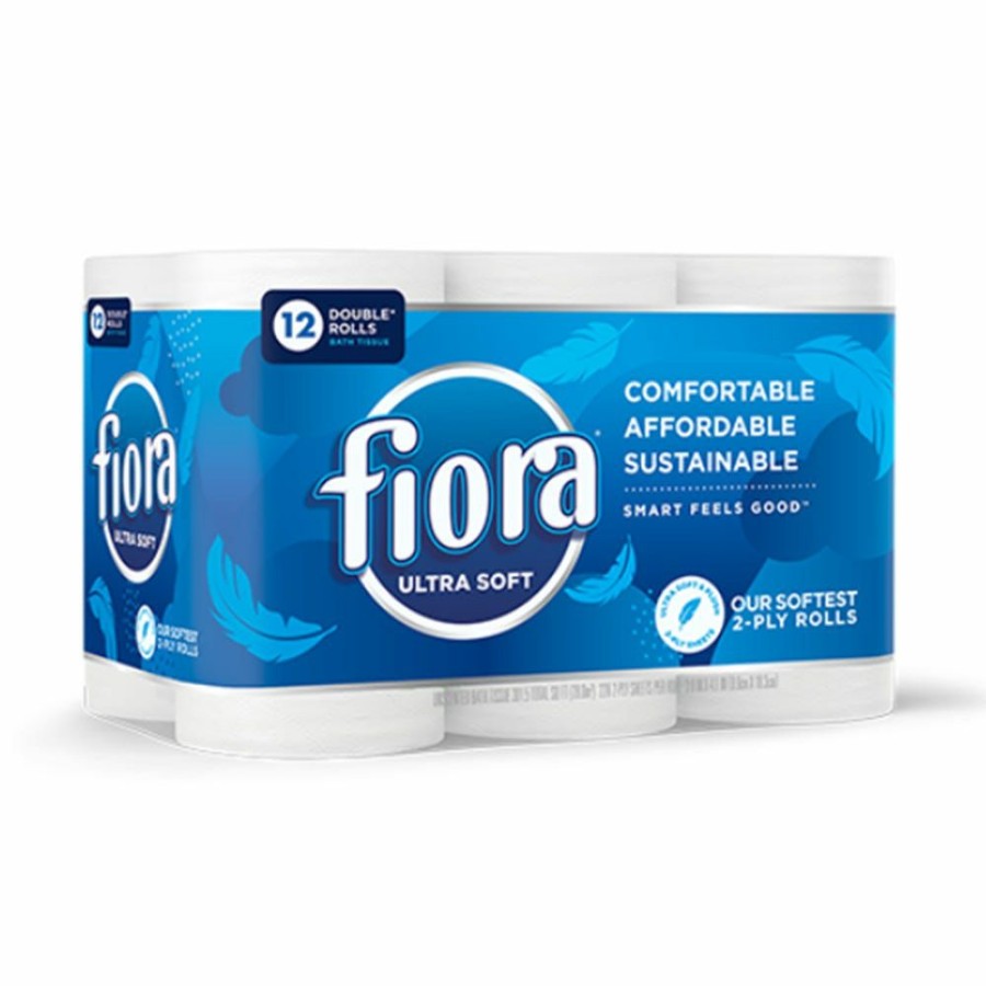 Hot Fiora Ultra Soft Toilet Paper, 12 Rolls 21052