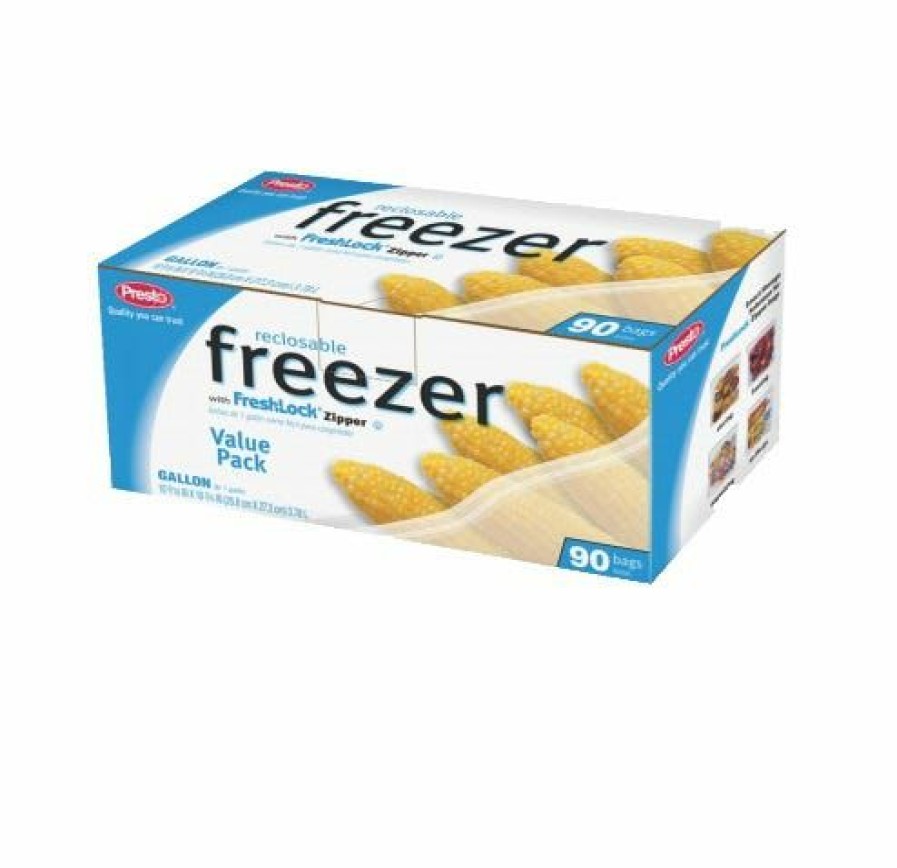 Best Presto Freezer Bag 90 Count 22130 Food Storage