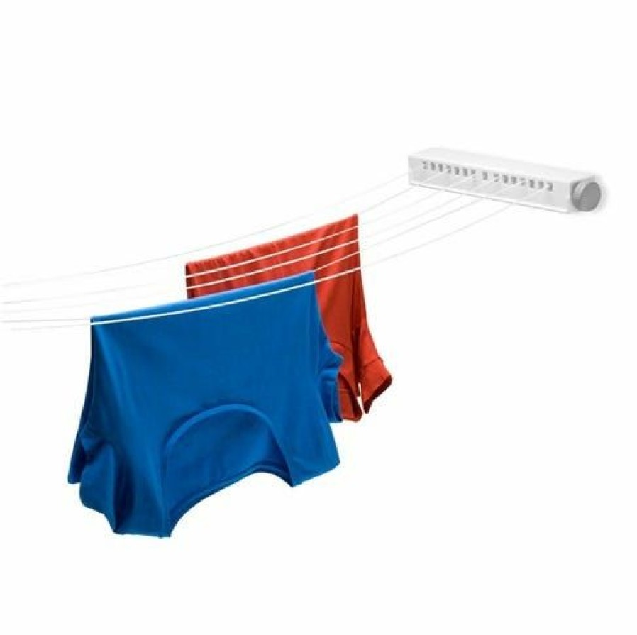 Clearance Honey-Can-Do Honeycando 6Line Extendable Clothesline Dry01626 Laundry Baskets