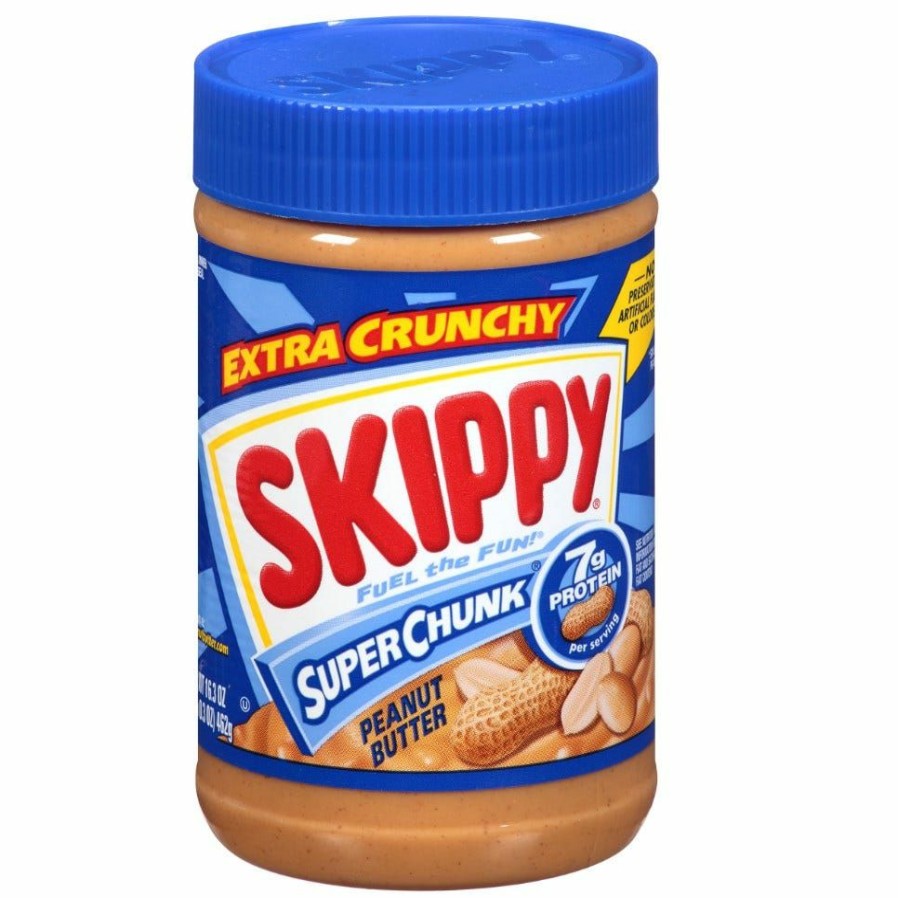 New Skippy Super Chunk Extra Crunchy Peanut Butter, 16.3 Oz.