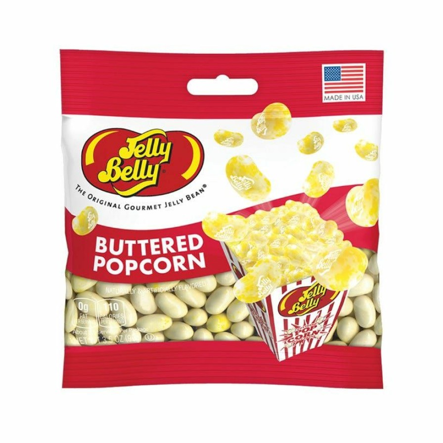 Online Jelly Belly Buttered Popcorn Flavored Gourmet Jelly Beans, 3.5 Oz. Gummy & Chewy