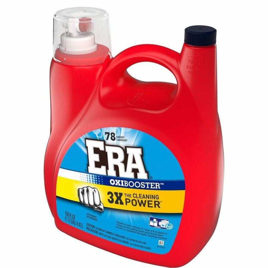 Best Procter And Gamble Distributing Era Liquid Oxi-Booster Laundry Detergent 78 Loads 150 Fl Oz