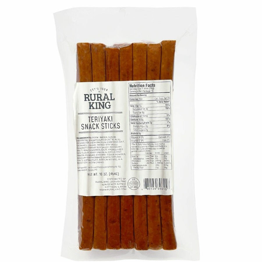 New Rural King 16Oz Teriyaki Sticks Jerky