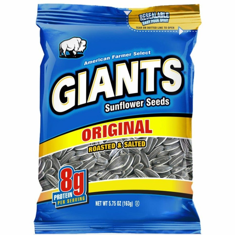 Clearance Giants Original Roasted & Salted Sunflower Seeds, 5.75 Oz. Salty Snacks