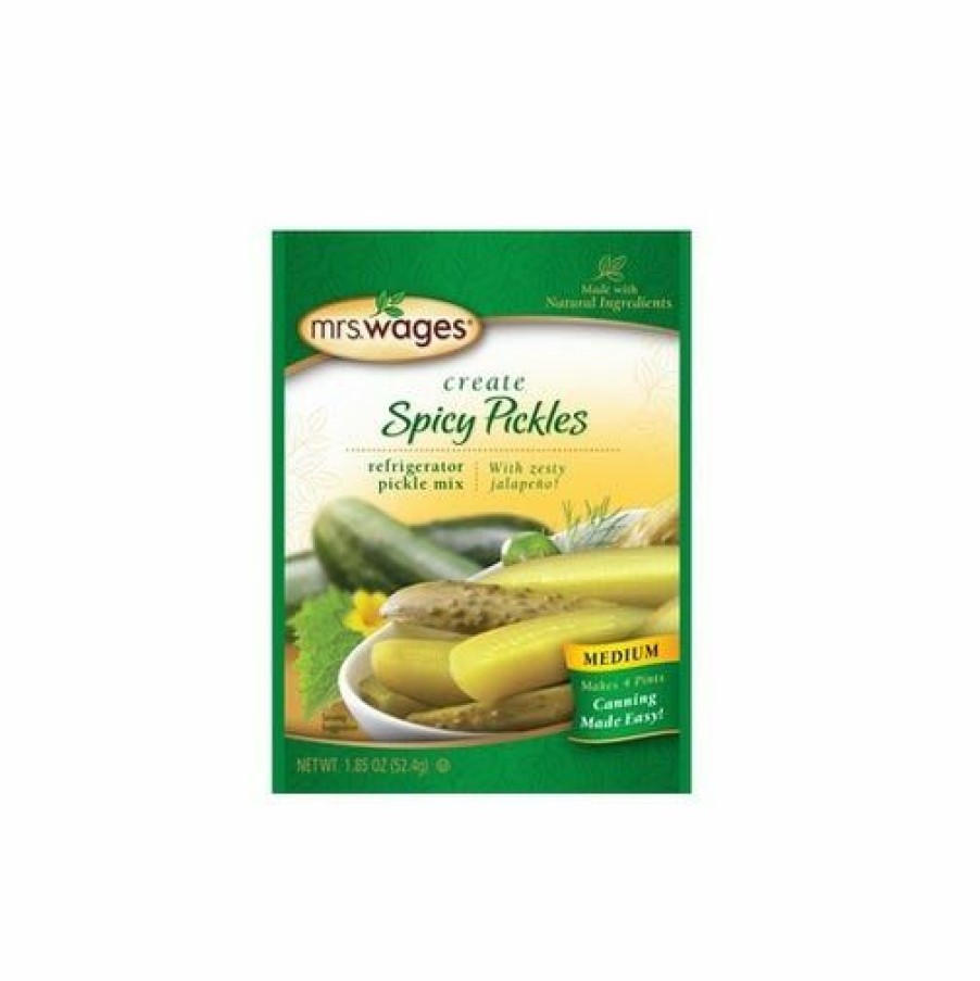 Online Mrs. Wages Medium Spicy Refrigerator Pickle Mix, 1.85 Oz. Canning Ingredients