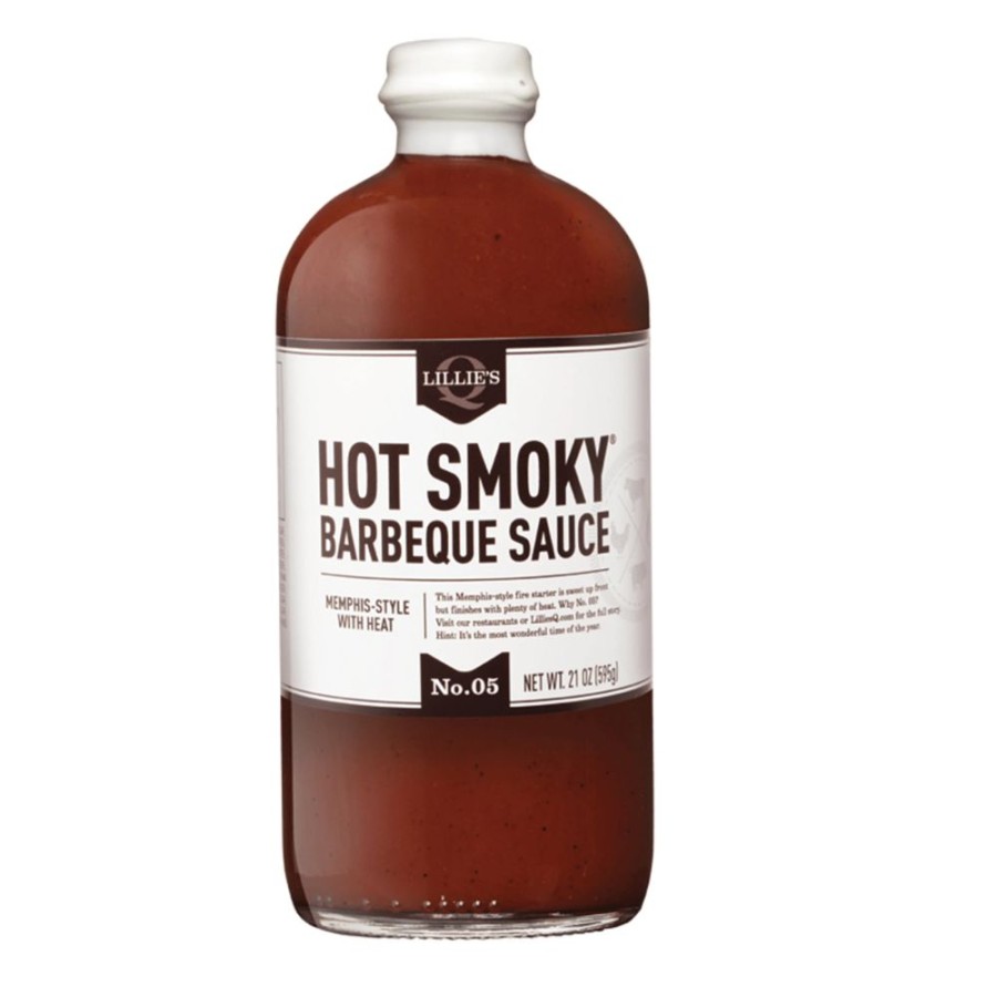 Online Lillie'S Q Hot Smoky Bbq Sauce, 21 Oz. Condiments & Sauces