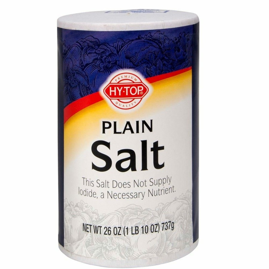 Online Hytop Plain Salt, 26 Oz. Spices & Seasonings