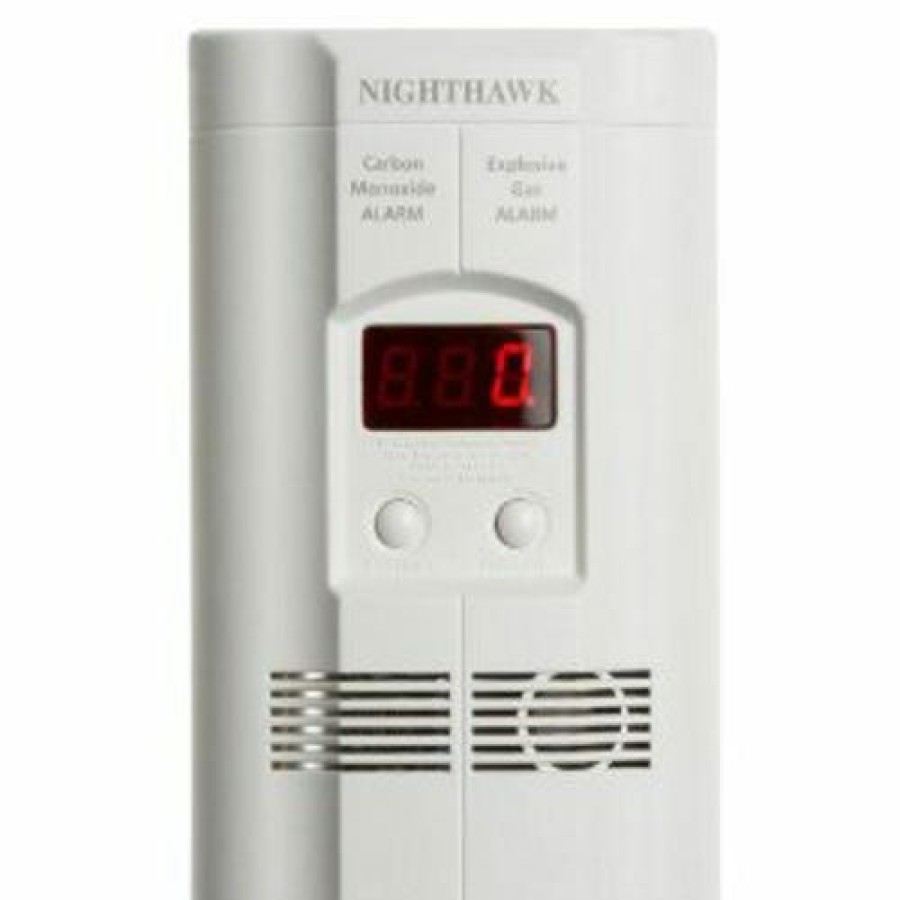 Clearance Nighthawk Ac Plugin Carbon Monoxide And Explosive Gas Alarm With Digital Display And Battery Backup 900011302 Detectors & Alarms