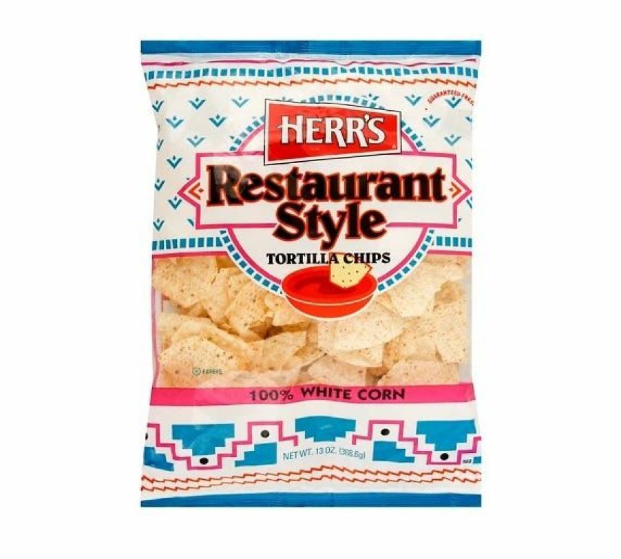 Online Herr'S White Corn Tortilla Chips, 18 Oz. Chips & Crackers