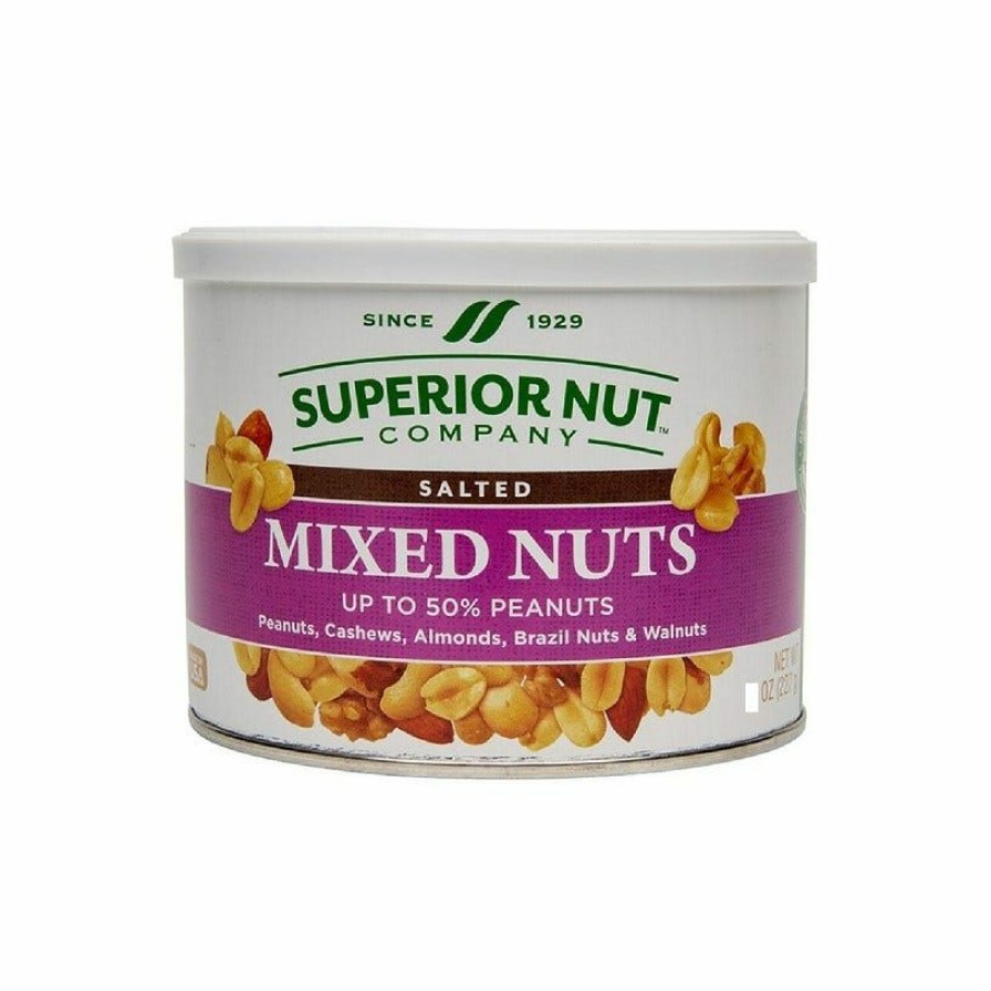 Best Superior Nut Company Salted Mixed Nuts Up To 50% Peanuts, 13 Oz.