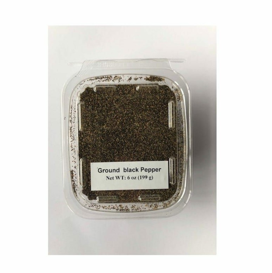 New Lipari Ground Pepper Black, 6 Oz. Spices & Seasonings