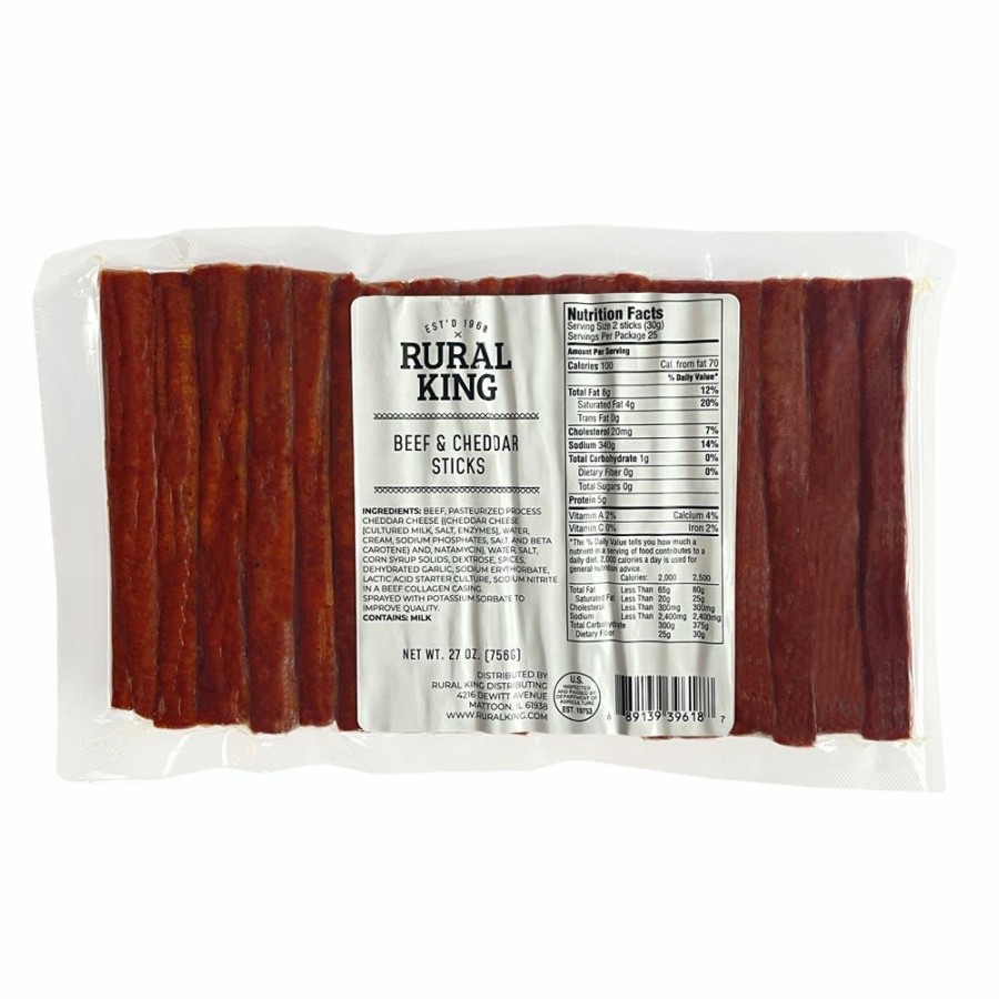 Online Rural King 27Oz Cheese Beef Sticks Jerky