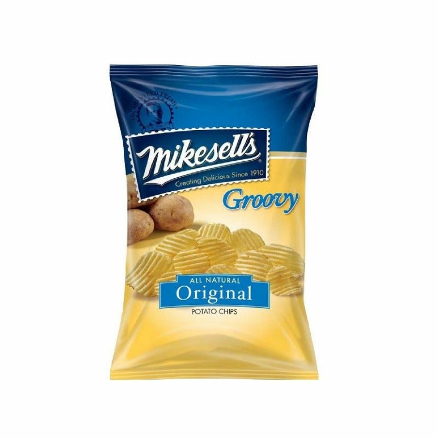 New Mikesells Mikesell'S Groovy Original Potato Chips, 16 Oz. Chips & Crackers