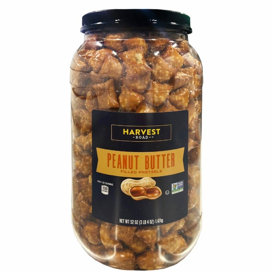 Best Harvest Road Peanut Butter Filled Pretzels, 52 Oz.